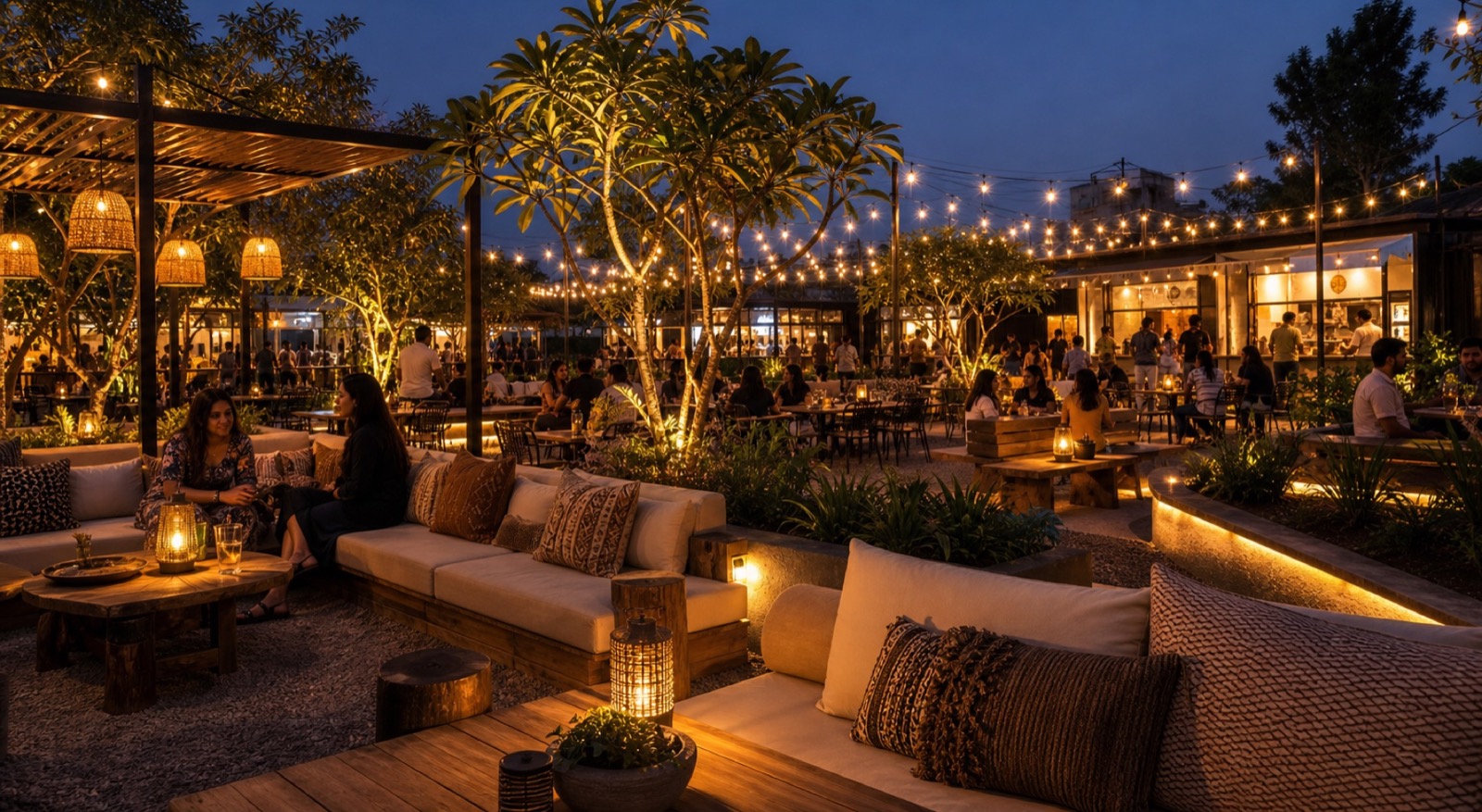 Cozy seating and community spaces designed for relaxation